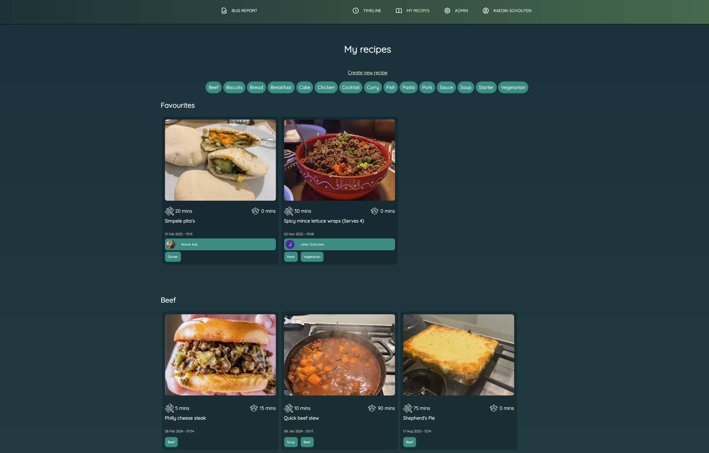 Recipebook